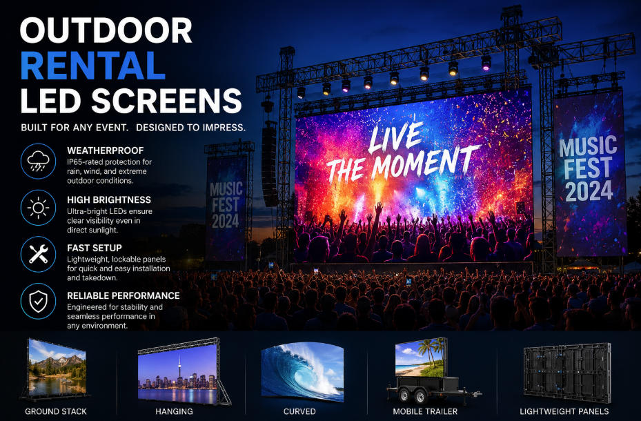 Outdoor Rental LED Screens