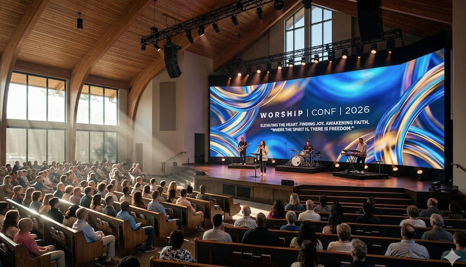 How to Choose the Best Church Event LED Display Rental for Conferences and Worship